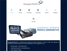 Tablet Screenshot of drozapol.pl
